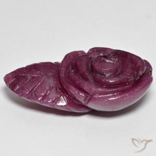 Rubis-Zoisite Multicolore naturelle Taille Fleur, 43.93 ct, Opaque