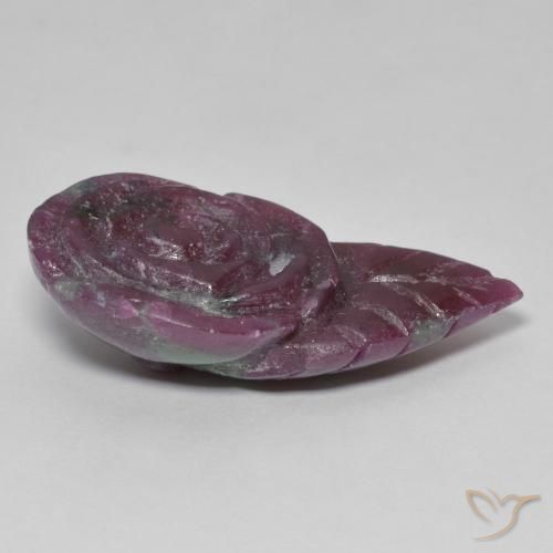 Rubis-Zoisite Multicolore naturelle Taille Fleur, 37.52 ct, Opaque