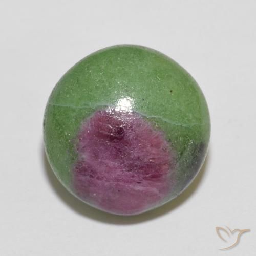 6.36ct Naturel Multicolore Rubis-Zoisite, Tour, Opaque