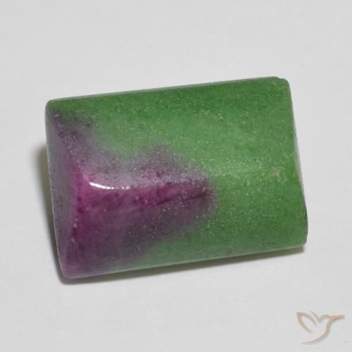 Rubis-Zoisite Multicolore naturelle Baquette, 9.04 ct, Opaque