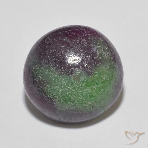 8.90ct Naturel Multicolore Rubis-Zoisite, Tour, Opaque