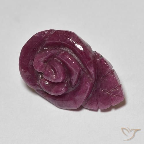 Rubis-Zoisite Multicolore naturelle Taille Fleur, 13.85 ct, Opaque