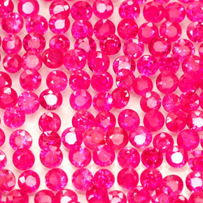 Achetez naturel ct rose rubis gems, coupe roude, en provenance myanmar (birmanie) chez gemselect. en stock, livraison internationale!