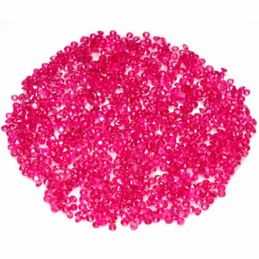 Achetez naturel ct rose rubis gems, coupe roude, en provenance myanmar (birmanie) chez gemselect. en stock, livraison internationale!