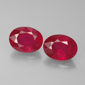 Achetez naturel ct rouge rubis gems, coupe ovale, en provenance madagascar chez gemselect. en stock, livraison internationale!