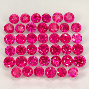 Achetez naturel ct rouge rubis gems, coupe roude, en provenance myanmar (birmanie) chez gemselect. en stock, livraison internationale!