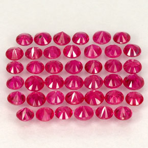 Achetez naturel ct rouge rubis gems, coupe roude, en provenance myanmar (birmanie) chez gemselect. en stock, livraison internationale!