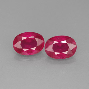 Achetez naturel ct rouge rubis gems, coupe ovale, en provenance madagascar chez gemselect. en stock, livraison internationale!