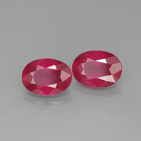 Achetez naturel ct rouge rubis gems, coupe ovale, en provenance madagascar chez gemselect. en stock, livraison internationale!