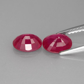 Achetez naturel ct rouge rubis gems, coupe ovale, en provenance madagascar chez gemselect. en stock, livraison internationale!