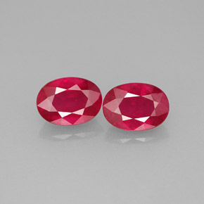 Achetez naturel ct rouge rubis gems, coupe ovale, en provenance madagascar chez gemselect. en stock, livraison internationale!