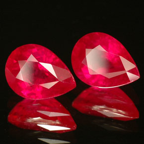 Achetez naturel ct rouge rubis gems, en forme de poire, en provenance madagascar chez gemselect. en stock, livraison internationale!