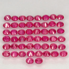 Achetez naturel ct rouge rubis gems, coupe roude, en provenance myanmar (birmanie) chez gemselect. en stock, livraison internationale!