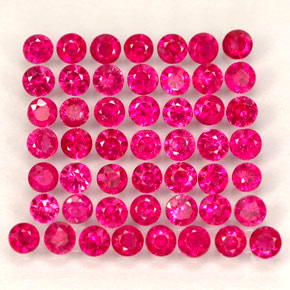 Achetez naturel ct rouge rubis gems, coupe roude, en provenance myanmar (birmanie) chez gemselect. en stock, livraison internationale!