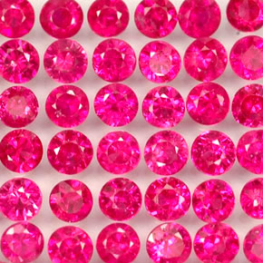 Achetez naturel ct rouge rubis gems, coupe roude, en provenance myanmar (birmanie) chez gemselect. en stock, livraison internationale!