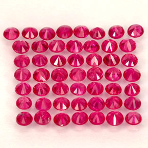 Achetez naturel ct rouge rubis gems, coupe roude, en provenance myanmar (birmanie) chez gemselect. en stock, livraison internationale!