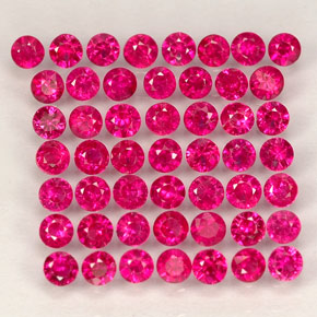 Achetez naturel ct rouge rubis gems, coupe roude, en provenance myanmar (birmanie) chez gemselect. en stock, livraison internationale!