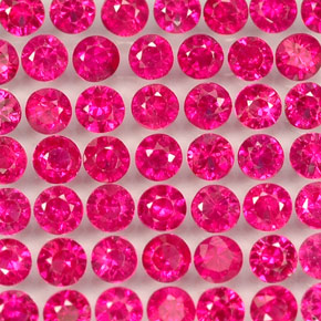 Achetez naturel ct rouge rubis gems, coupe roude, en provenance myanmar (birmanie) chez gemselect. en stock, livraison internationale!