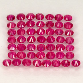 Achetez naturel ct rouge rubis gems, coupe roude, en provenance myanmar (birmanie) chez gemselect. en stock, livraison internationale!