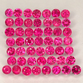 Achetez naturel ct rouge rubis gems, coupe roude, en provenance myanmar (birmanie) chez gemselect. en stock, livraison internationale!