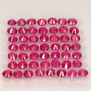 Achetez naturel ct rouge rubis gems, coupe roude, en provenance myanmar (birmanie) chez gemselect. en stock, livraison internationale!