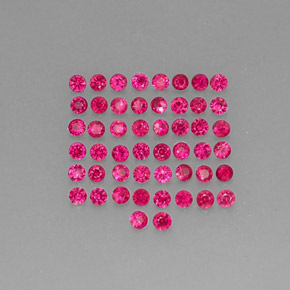 Achetez naturel ct rouge rubis gems, coupe roude, en provenance myanmar (birmanie) chez gemselect. en stock, livraison internationale!