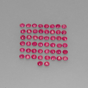 Achetez naturel ct rouge rubis gems, coupe roude, en provenance myanmar (birmanie) chez gemselect. en stock, livraison internationale!