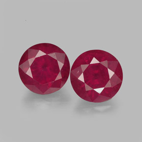 Achetez naturel ct rouge rubis gems, coupe roude, en provenance madagascar chez gemselect. en stock, livraison internationale!