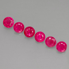 Achetez naturel ct rose rubis gems, coupe roude, en provenance myanmar (birmanie) chez gemselect. en stock, livraison internationale!