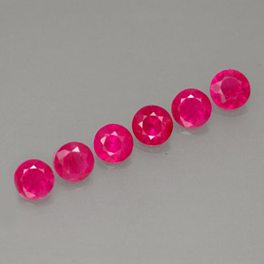 Achetez naturel ct rose rubis gems, coupe roude, en provenance myanmar (birmanie) chez gemselect. en stock, livraison internationale!