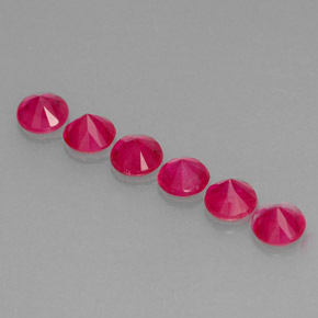 Achetez naturel ct rose rubis gems, coupe roude, en provenance myanmar (birmanie) chez gemselect. en stock, livraison internationale!
