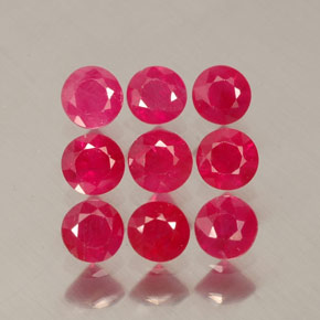 Achetez naturel ct rouge rubis gems, coupe roude, en provenance myanmar (birmanie) chez gemselect. en stock, livraison internationale!