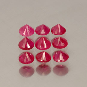 Achetez naturel ct rouge rubis gems, coupe roude, en provenance myanmar (birmanie) chez gemselect. en stock, livraison internationale!
