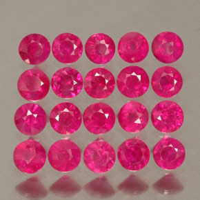 Achetez naturel ct rouge rubis gems, coupe roude, en provenance myanmar (birmanie) chez gemselect. en stock, livraison internationale!