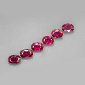 Achetez naturel ct rouge rubis gems, coupe ovale, en provenance mozambique chez gemselect. en stock, livraison internationale!