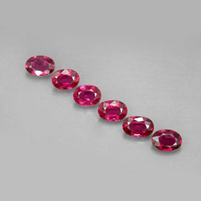 Achetez naturel ct rouge rubis gems, coupe ovale, en provenance mozambique chez gemselect. en stock, livraison internationale!