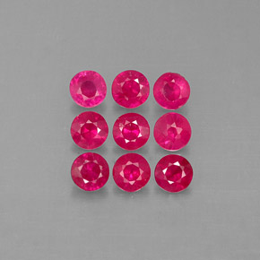 Achetez naturel ct rouge rubis gems, coupe roude, en provenance myanmar (birmanie) chez gemselect. en stock, livraison internationale!