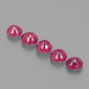 Achetez naturel ct rose rubis gems, coupe roude, en provenance mozambique chez gemselect. en stock, livraison internationale!
