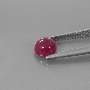Rubis rouge naturelle transparent, 1,43 ct, transparent / translucide