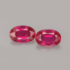 Achetez naturel ct rouge rubis gems, coupe ovale, en provenance mozambique chez gemselect. en stock, livraison internationale!