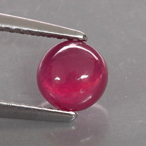 Rubis rouge naturelle transparent, 1,26 ct, transparent / translucide