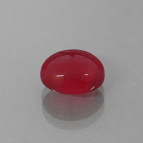 Rubis rouge naturelle transparent, 4,18 ct, transparent / translucide