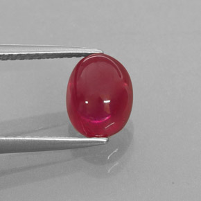 Rubis rouge naturelle transparent, 2,82 ct, transparent / translucide