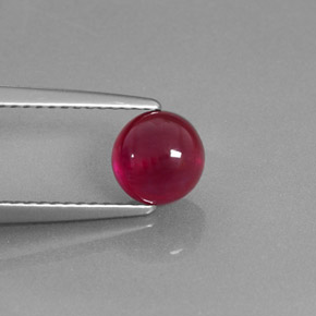 Rubis rouge naturelle transparent, 1,95 ct, transparent / translucide