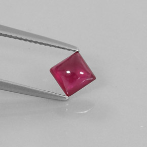Rubis rouge naturelle transparent, 1,41 ct, transparent / translucide