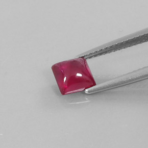 Rubis rouge naturelle transparent, 1,41 ct, transparent / translucide