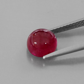 Rubis rouge naturelle transparent, 3,23 ct, transparent / translucide