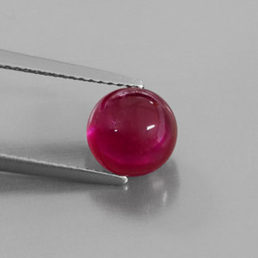 Rubis rouge naturelle transparent, 3,35 ct, transparent / translucide