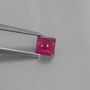 Rubis rouge naturelle transparent, 1,00 ct, transparent / translucide