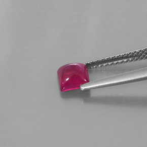 Rubis rouge naturelle transparent, 1,00 ct, transparent / translucide